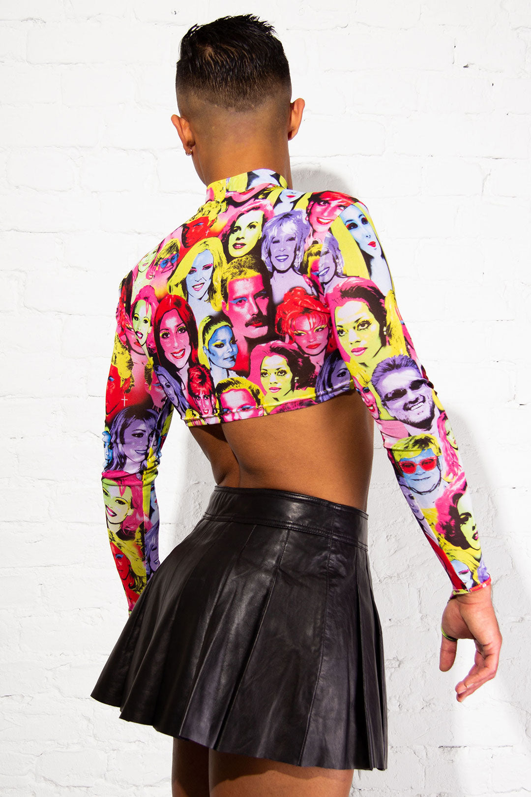 Icons Crop Top