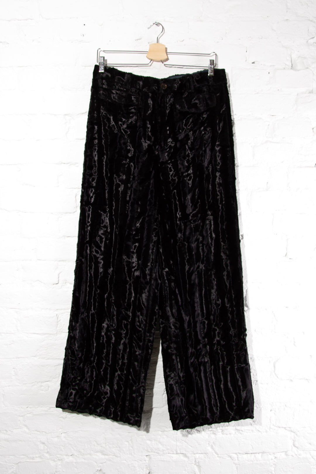 Faux Fur Trousers