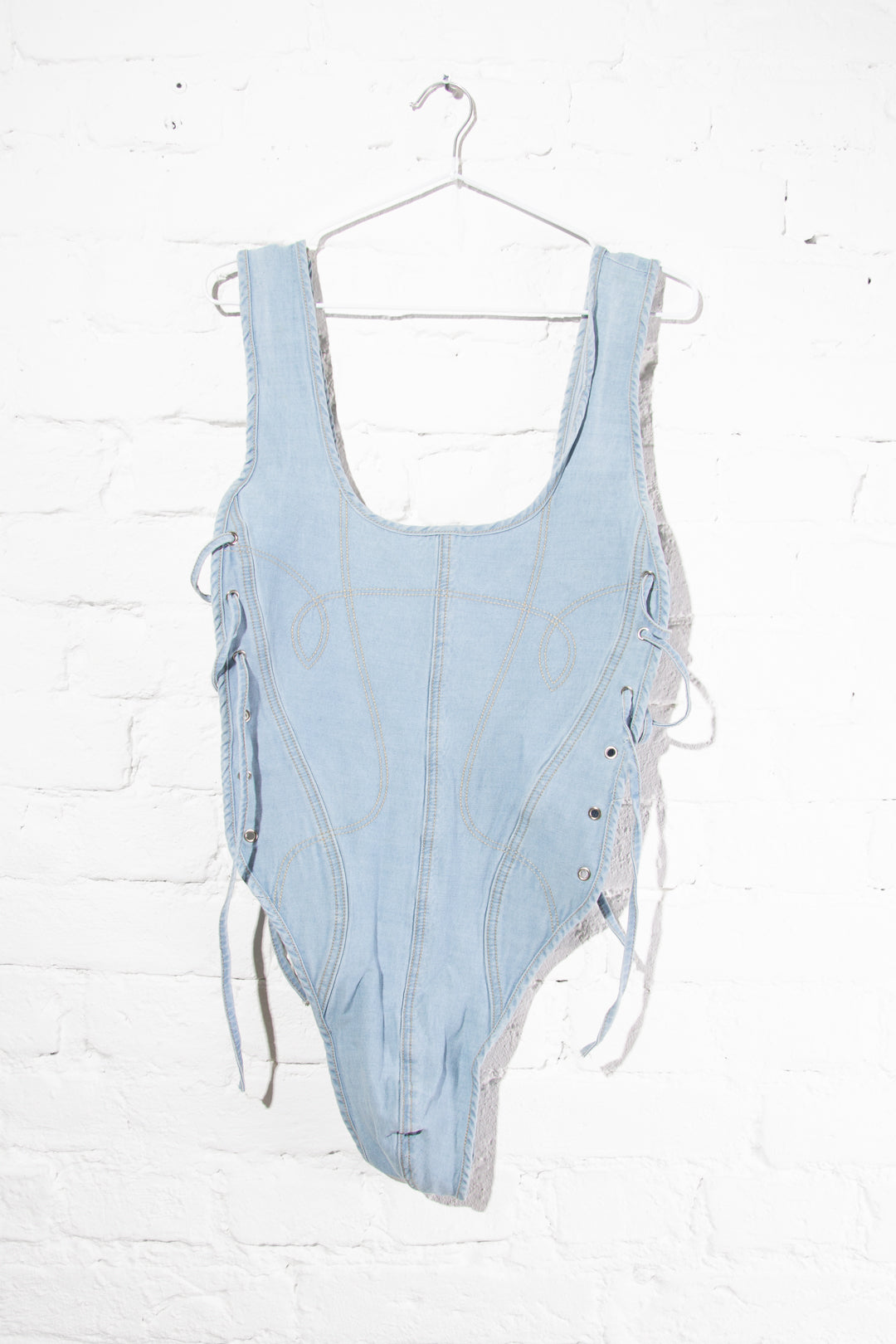 Denim Lace Up Body - Sample