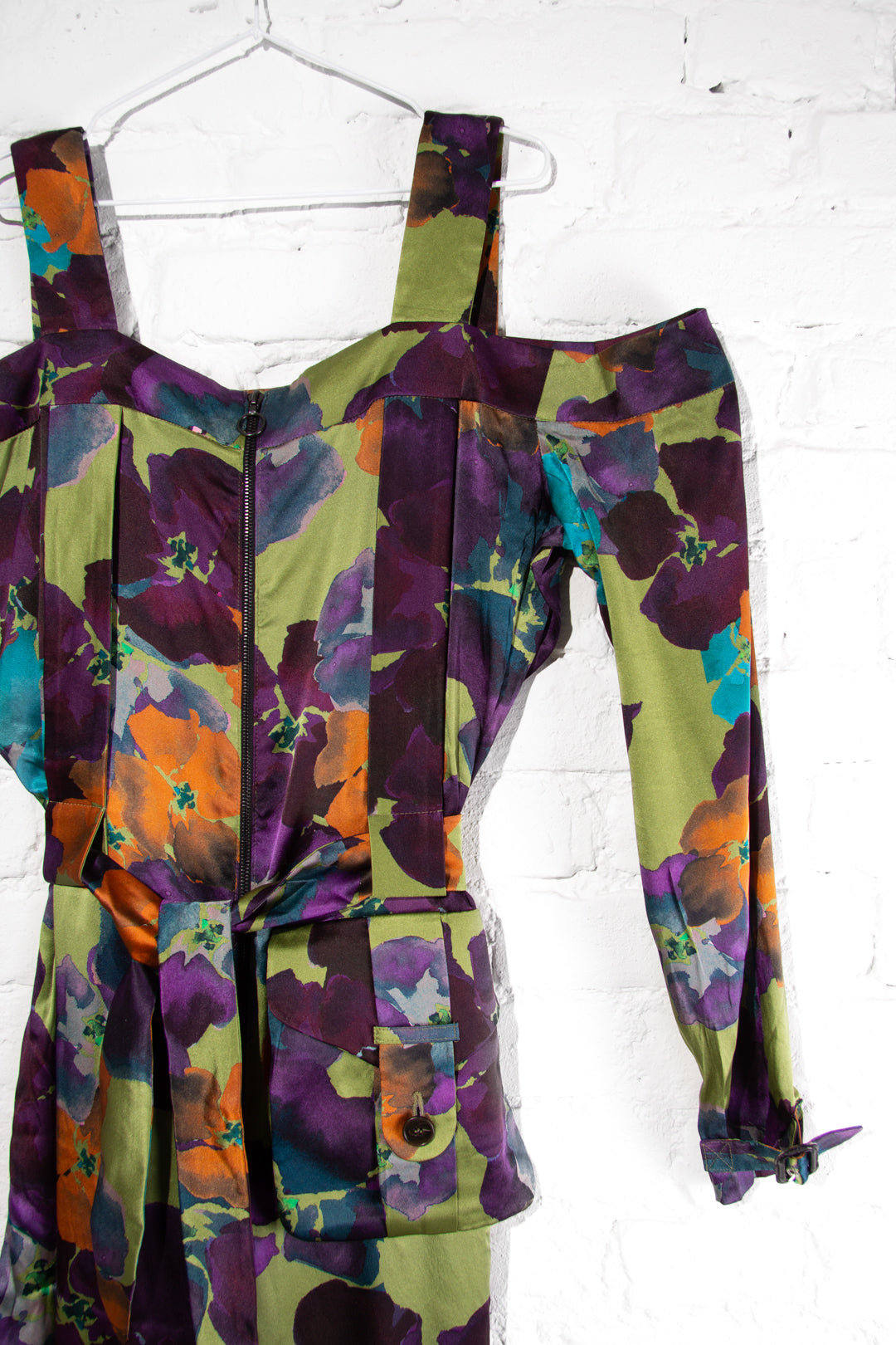 Floral Silk Overall