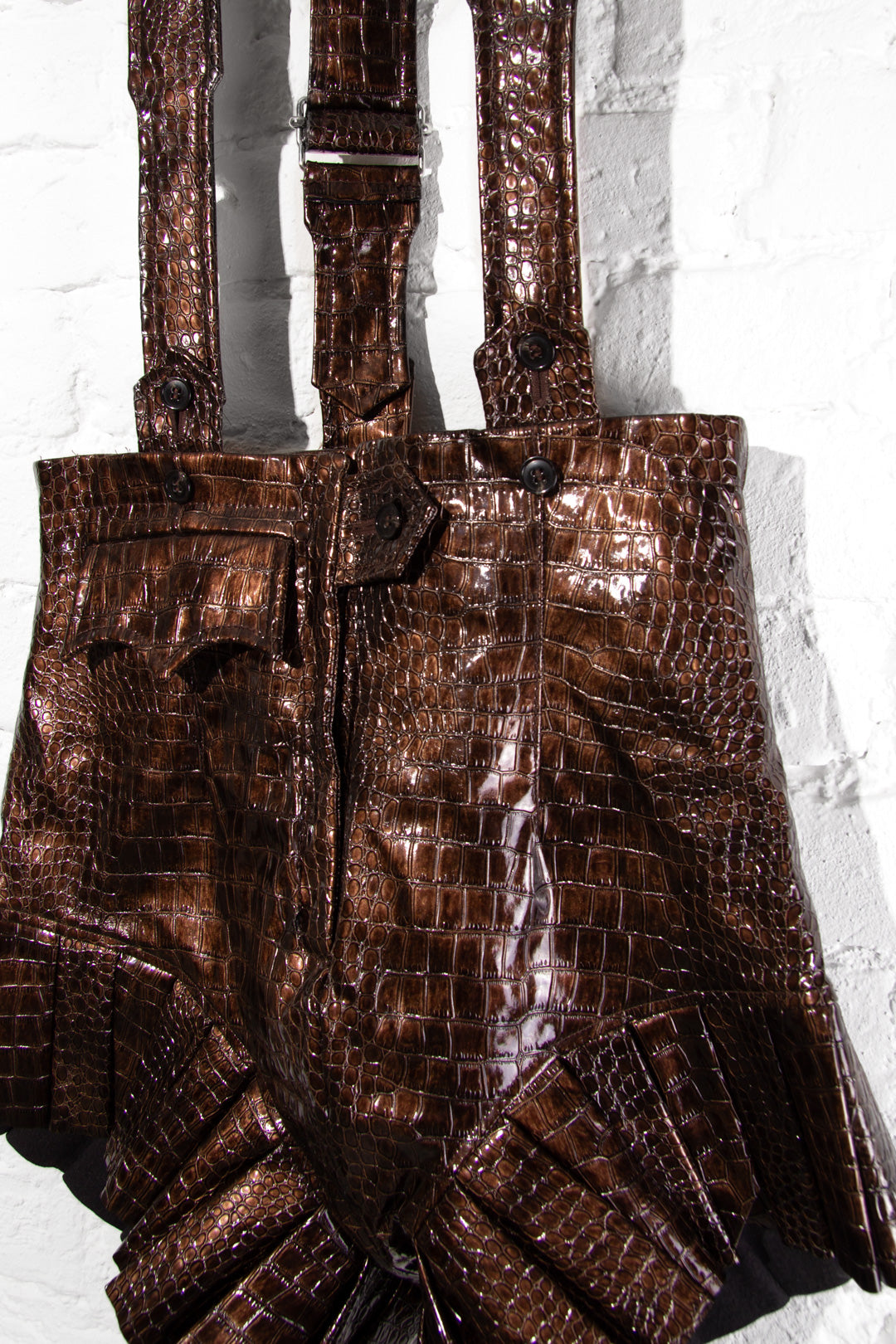 Croc Ruffle Hotpants