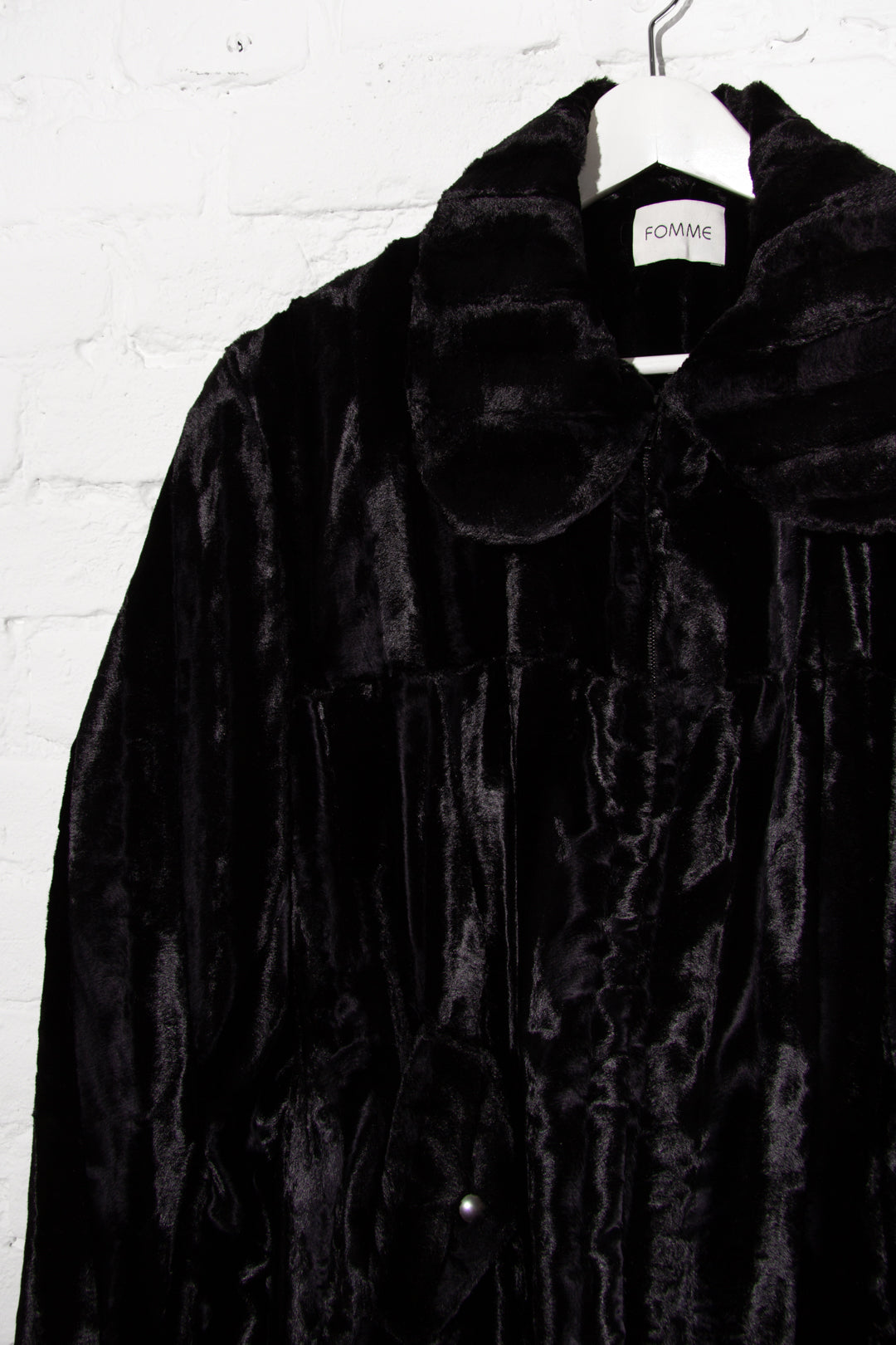 Faux Fur Bar Coat