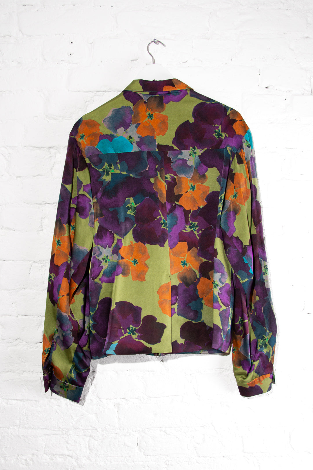 Floral Silk Work Jacket