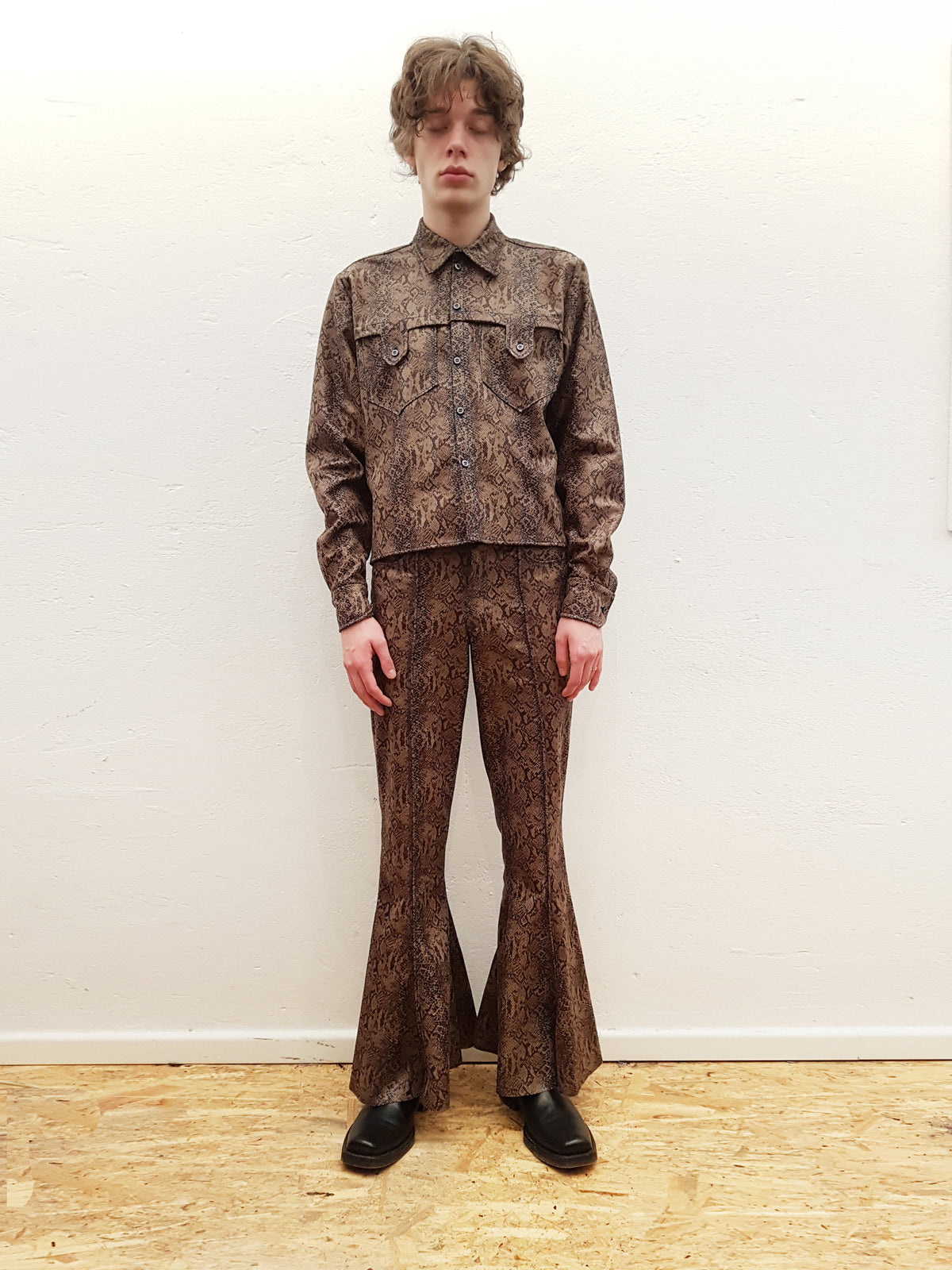 Snake Flared Trousers